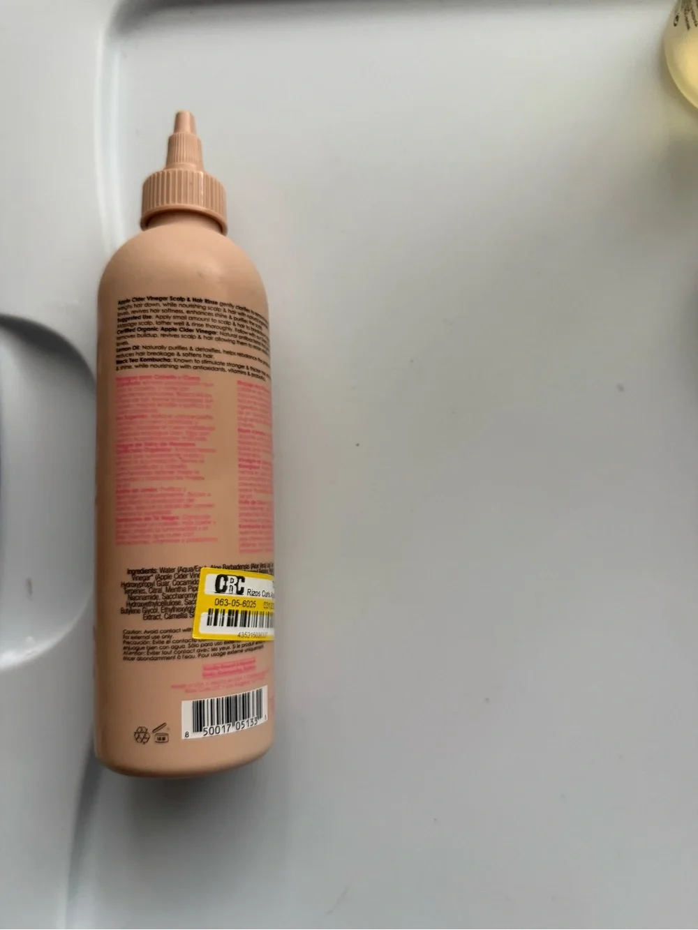 Rizos curls Apple Cider Vinegar Scalp & Hair Rinse